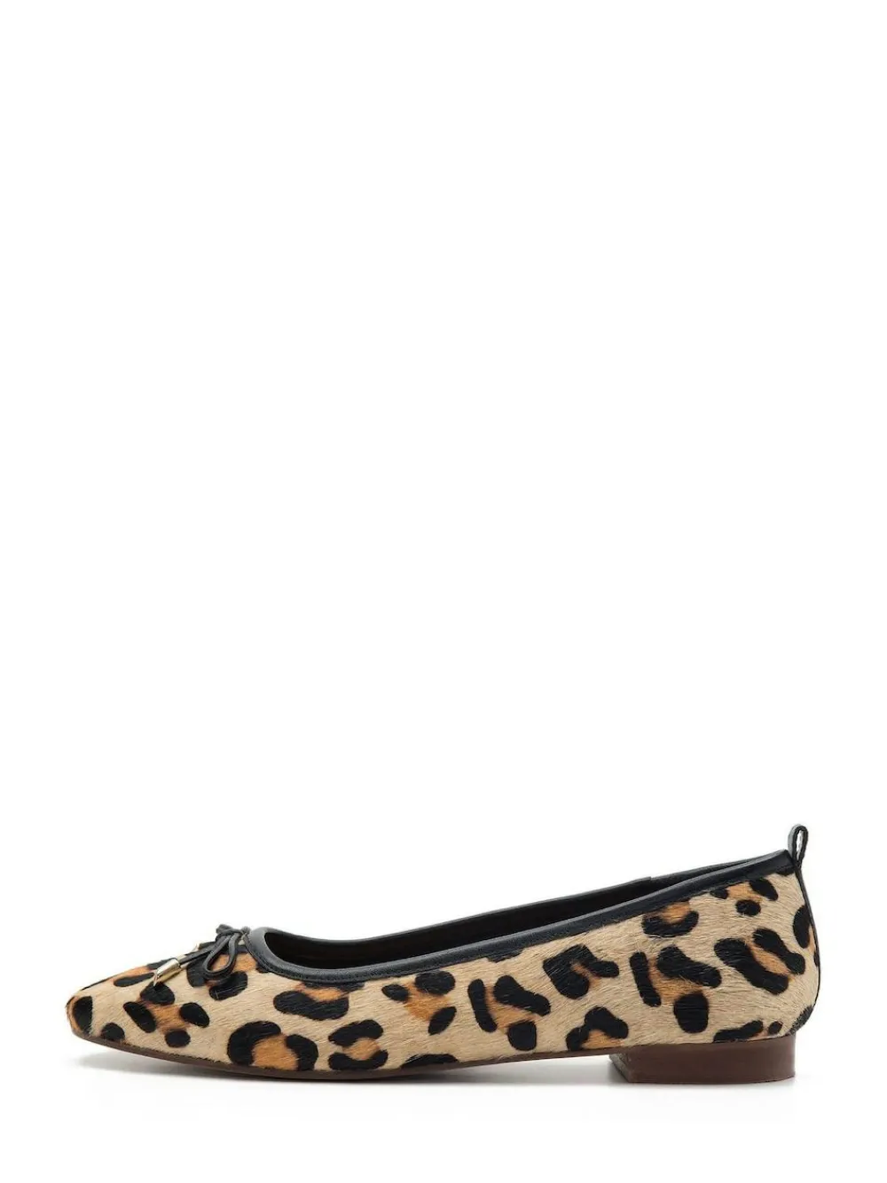 Off The Hook Animal Pinner Leather Leopard Print Ballerinas^Women Flats