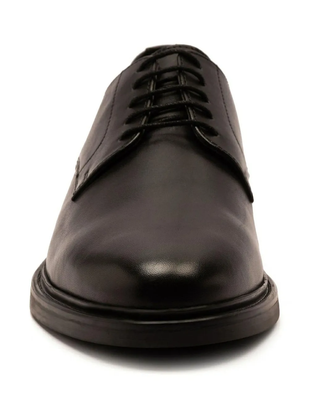 Clearance Off The Hook Black Bourne Leather Lace-Up Derby Shoes