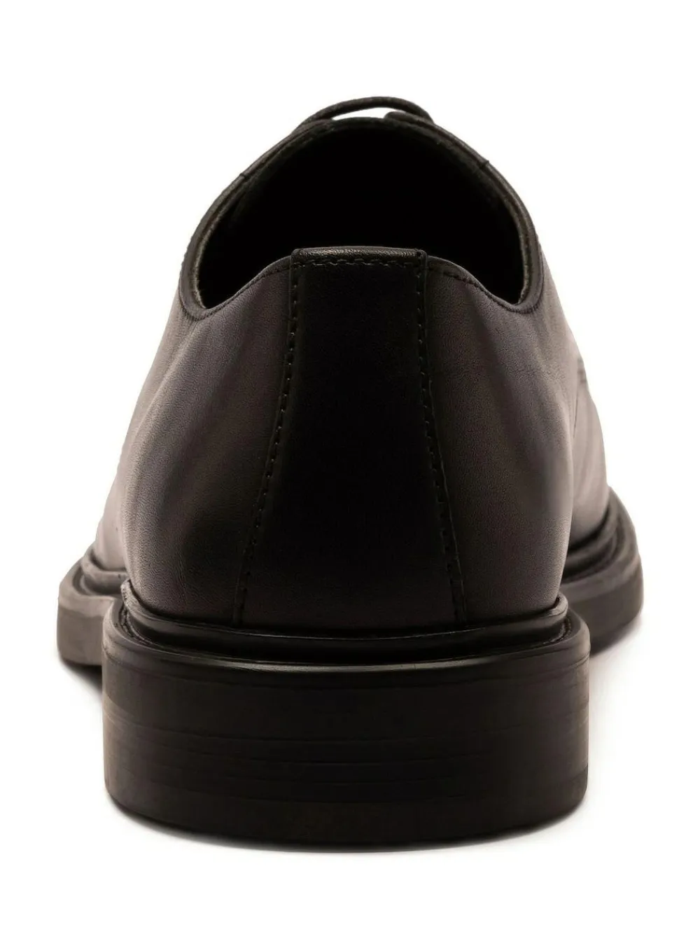 Clearance Off The Hook Black Bourne Leather Lace-Up Derby Shoes