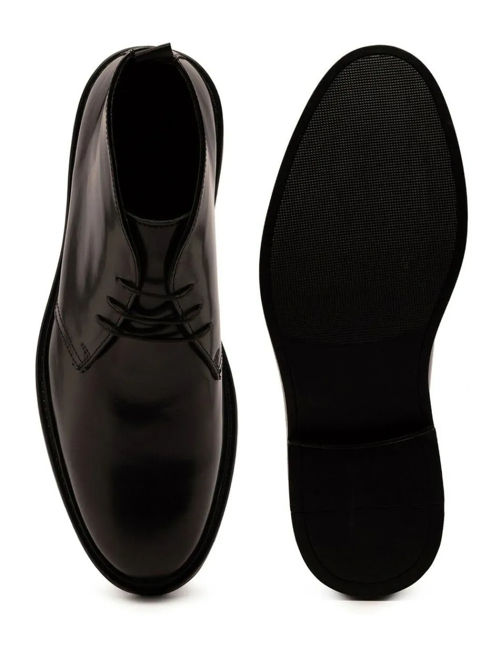 Off The Hook Black Loki Black Leather Lace-Up Boots^ Boots|Boots