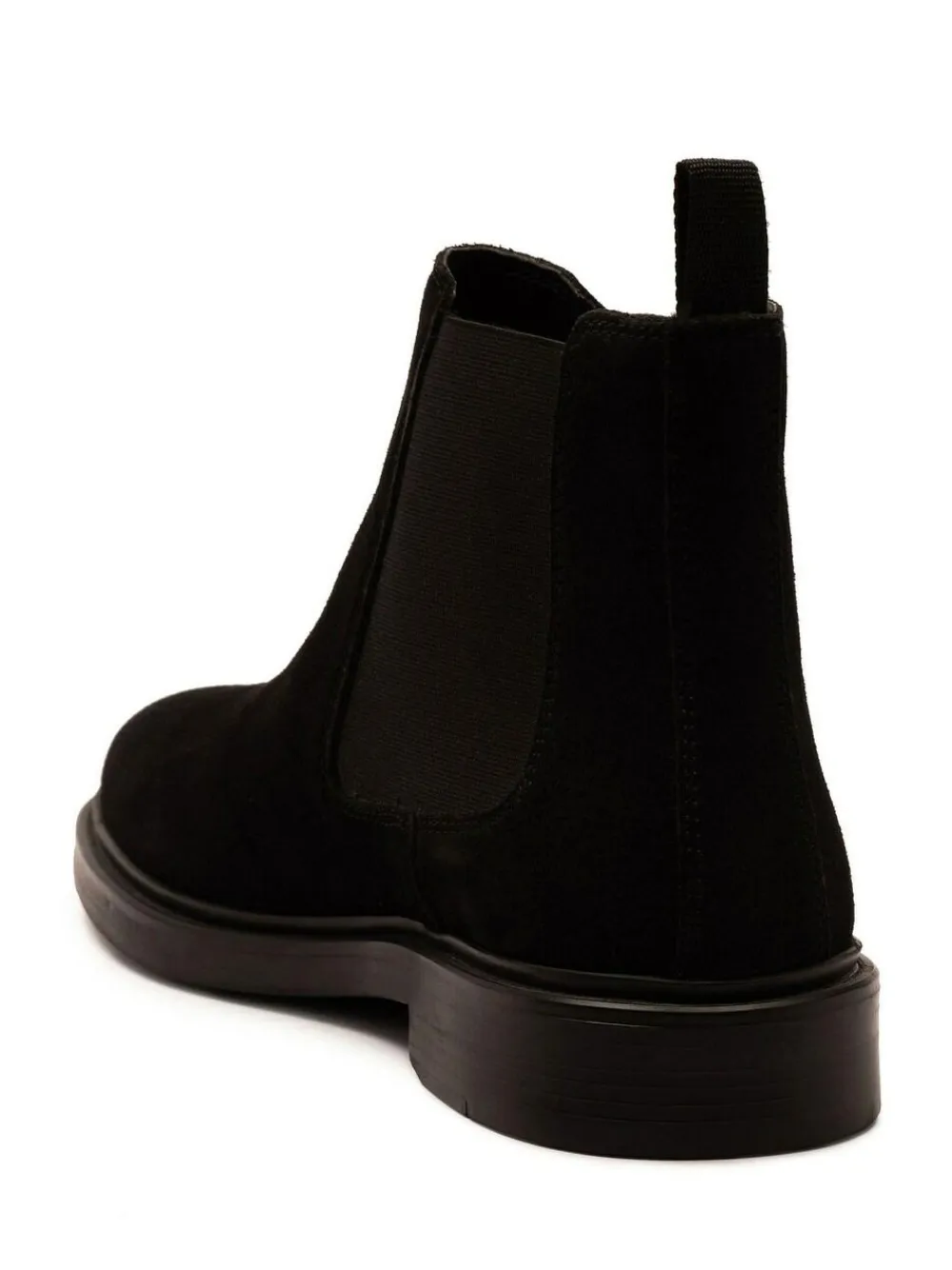 Off The Hook Black Torrance Suede Leather Slip-On Chelsea Boots^ Boots|Boots