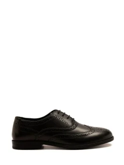 Off The Hook Waldew Leather Lace-Up Formal Brogue Shoes^BOY School Shoes|Boys Shoes