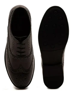 Off The Hook Waldew Leather Lace-Up Formal Brogue Shoes^BOY School Shoes|Boys Shoes