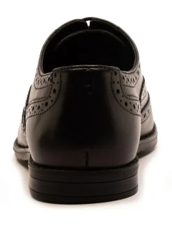 Off The Hook Waldew Leather Lace-Up Formal Brogue Shoes^BOY School Shoes|Boys Shoes