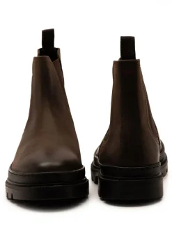 Off The Hook Brown Harrison Slip On Chelsea Leather Boots^ Boots|Boots