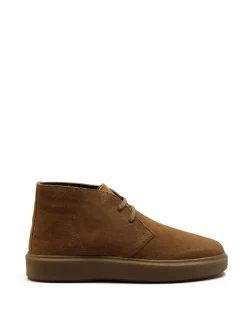 Off The Hook Brown Jethro Suede Leather Casual Lace-Up Chukka Boots^ Boots|Boots