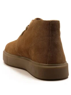 Off The Hook Brown Jethro Suede Leather Casual Lace-Up Chukka Boots^ Boots|Boots
