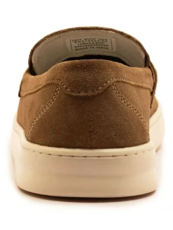 Off The Hook Brown Lomas Suede Leather Tassel Loafer Shoes^BOY Occasionwear