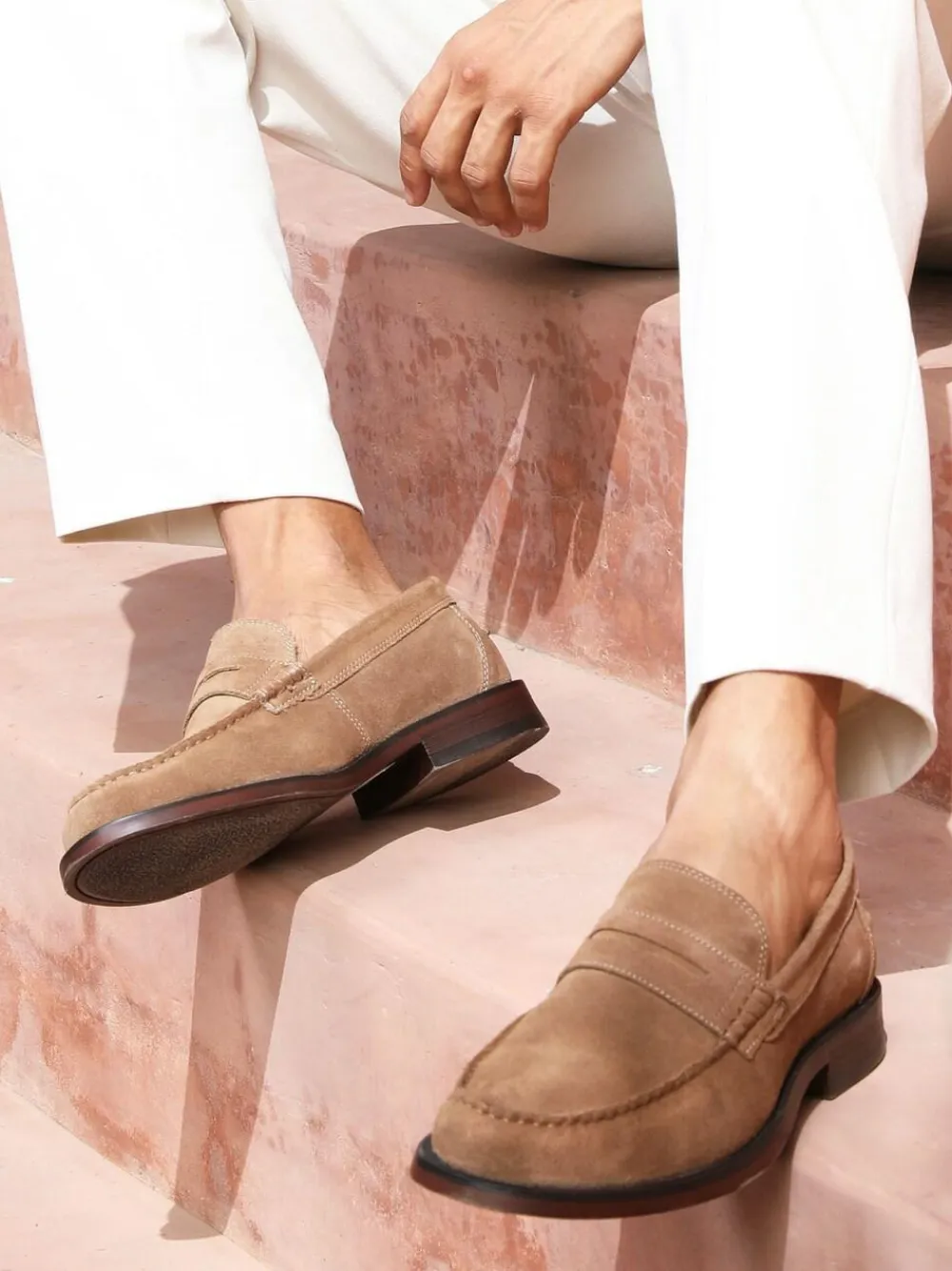 Best Off The Hook Monro Loafer Formal Casual Slip-On Leather Shoes Brown