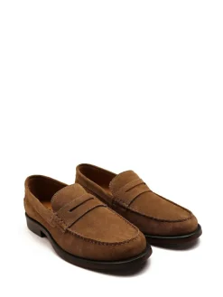 Best Off The Hook Monro Loafer Formal Casual Slip-On Leather Shoes Brown