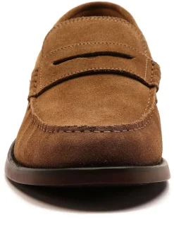 Best Off The Hook Monro Loafer Formal Casual Slip-On Leather Shoes Brown