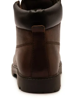 Off The Hook Solo Leather Lace Up Casual Ankle Boots^BOY Boots|Boots