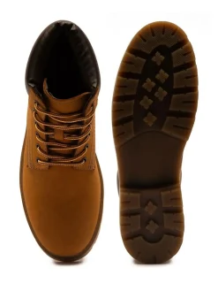 Off The Hook Solo Leather Lace Up Casual Ankle Boots^BOY Boots|Boots