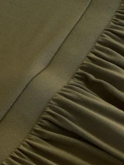 Sale Next Jersey Waisted Summer Dress Olive Green