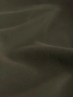 New Next Regular Tapered Fit Single Pleated Stretch Chinos Trousers Olive Green