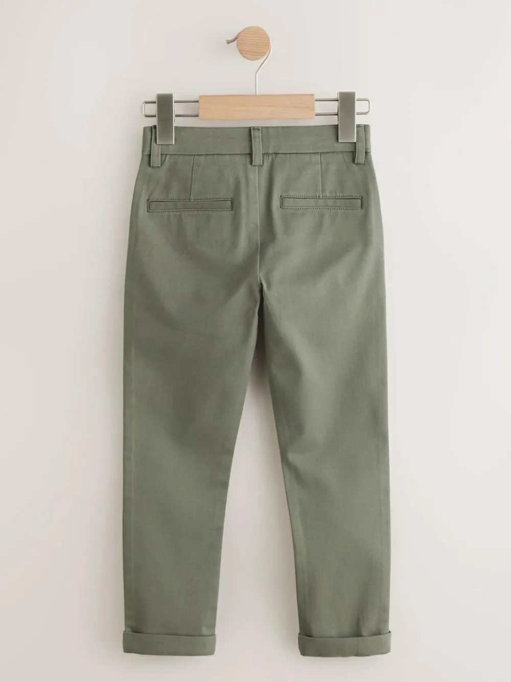 Discount Next Olive Green Skinny Fit Stretch Chino Trousers (3-17yrs)