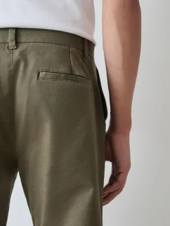 Discount Next Olive Green Slim Fit Stretch Chinos Trousers