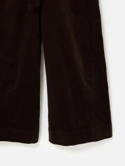 Oliver Bonas Brown Corduroy V-Neck Tie Waist Jumpsuit^Women Jumpsuits & Playsuits