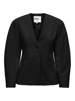 ONLY Black Balloon Sleeve Blazer^Women Suits & Tailoring|Blazers