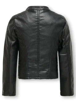 ONLY KIDS Faux Leather Biker Jacket^ Jackets & Coats|Snowsuits & Coats