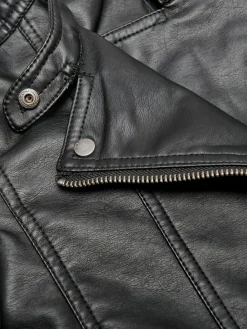 ONLY KIDS Faux Leather Biker Jacket^ Jackets & Coats|Snowsuits & Coats