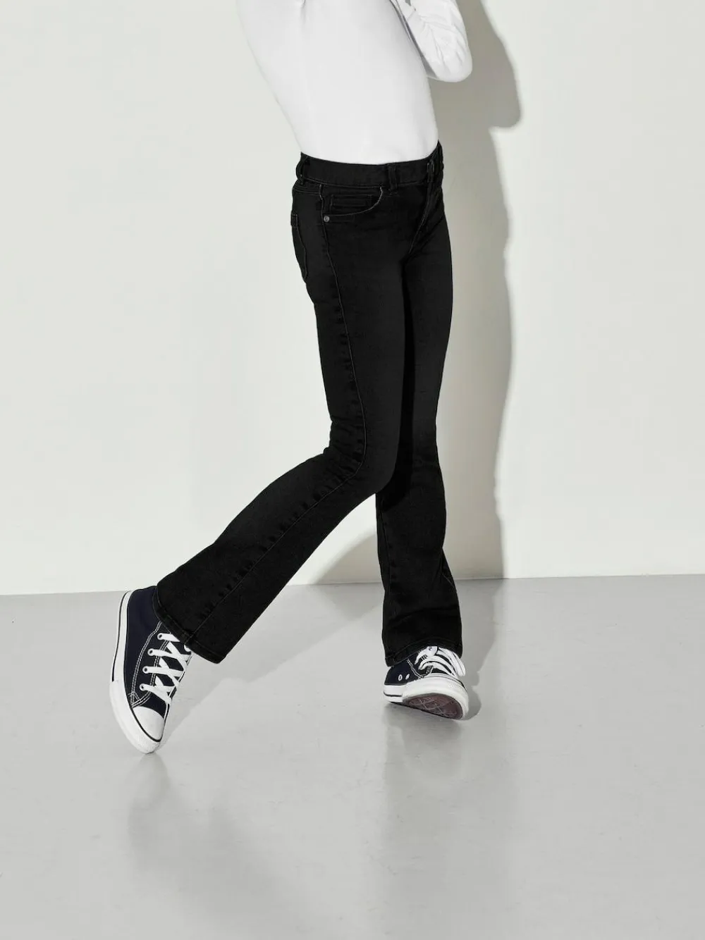 ONLY KIDS Flare Leg Jeans With Adjustable Waist^ Jeans