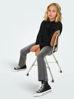 Best ONLY KIDS Grey Flared Leg Jeans