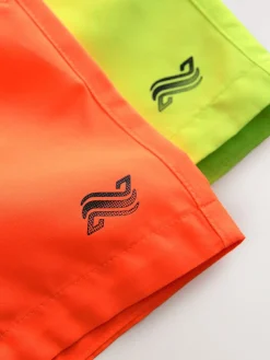 Discount Next Swim Shorts 2 Pack (1.5-16yrs) Orange and Yellow
