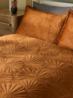 Next Velvet Ginkgo Duvet Cover and Pillowcase Set^ Bedsets & Duvet Covers
