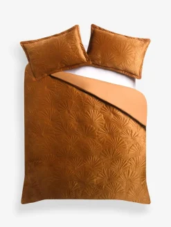 Next Velvet Ginkgo Duvet Cover and Pillowcase Set^ Bedsets & Duvet Covers