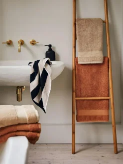 Next Orange Burnt Egyptian Cotton Towel^ Towels & Bathmats