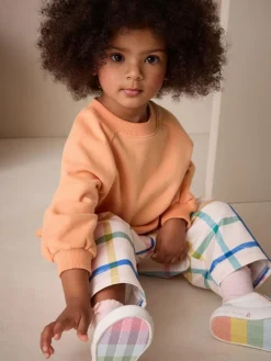 Next Orange Crew Neck Sweatshirt (3mths-7yrs)^ Sweatshirts & Hoodies|Nightwear