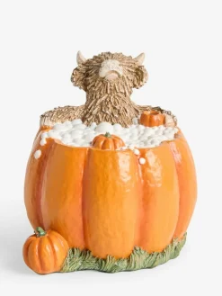 Next Orange Hamish Pumpkin Bath Ornament