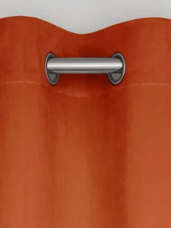 Hot Next Orange Matte Velvet Blackout/Thermal Curtains