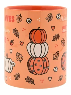 Next Orange Sam Jayne Autumn Leaves Gift Set^ Mugs & Cups