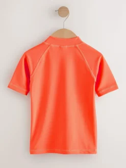 New Next Orange Short Sleeve Rash Vest (1.5-16yrs)