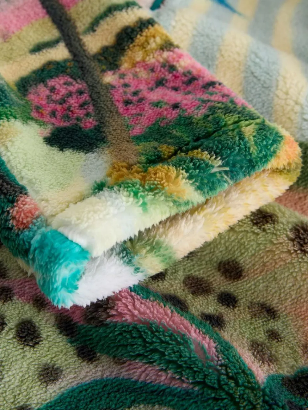 Next Printed Borg Fleece Top^Women Loungewear|Hoodies & Sweatshirts