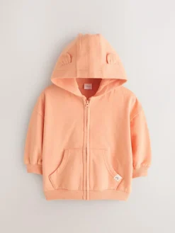 Next Orange Zip Through Hoodie (3mths-7yrs)^ Sweatshirts & Hoodies