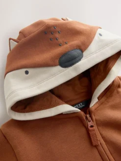 Outlet Next Orange Zip Through Hoodie (3mths-7yrs)