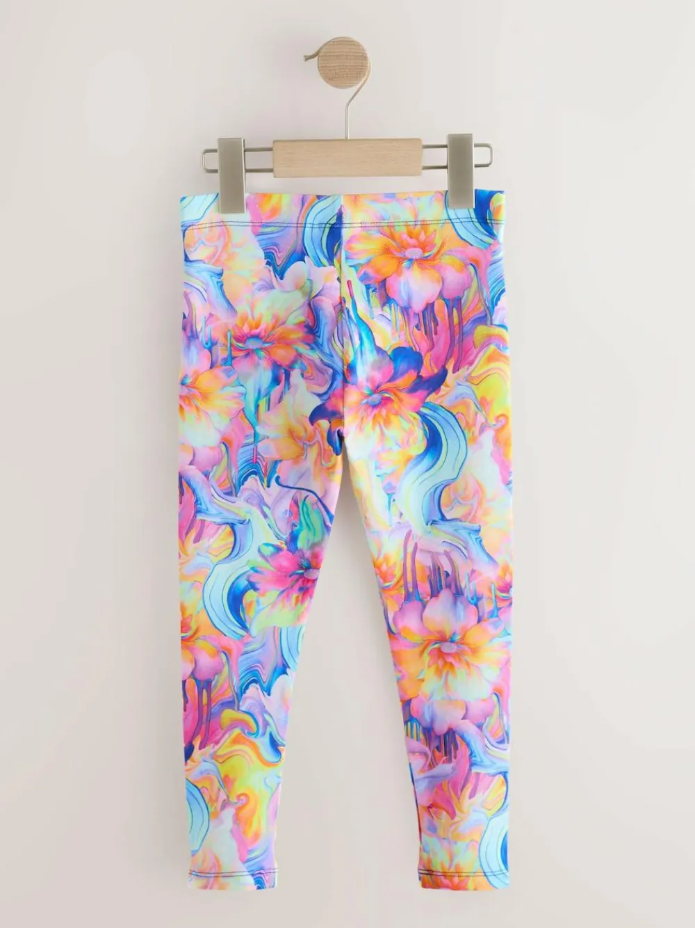 Next Orange/Blue Floral Leggings (3-16yrs)^ Pants & Leggings|Pants & Leggings