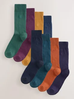 Next 8 Pack Embroidered Lasting Fresh Socks^ Nightwear|Socks