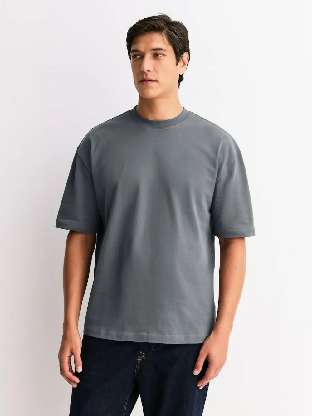 Next Relaxed Fit Heavyweight T-Shirts 5 Pack^ Tops & T-Shirts