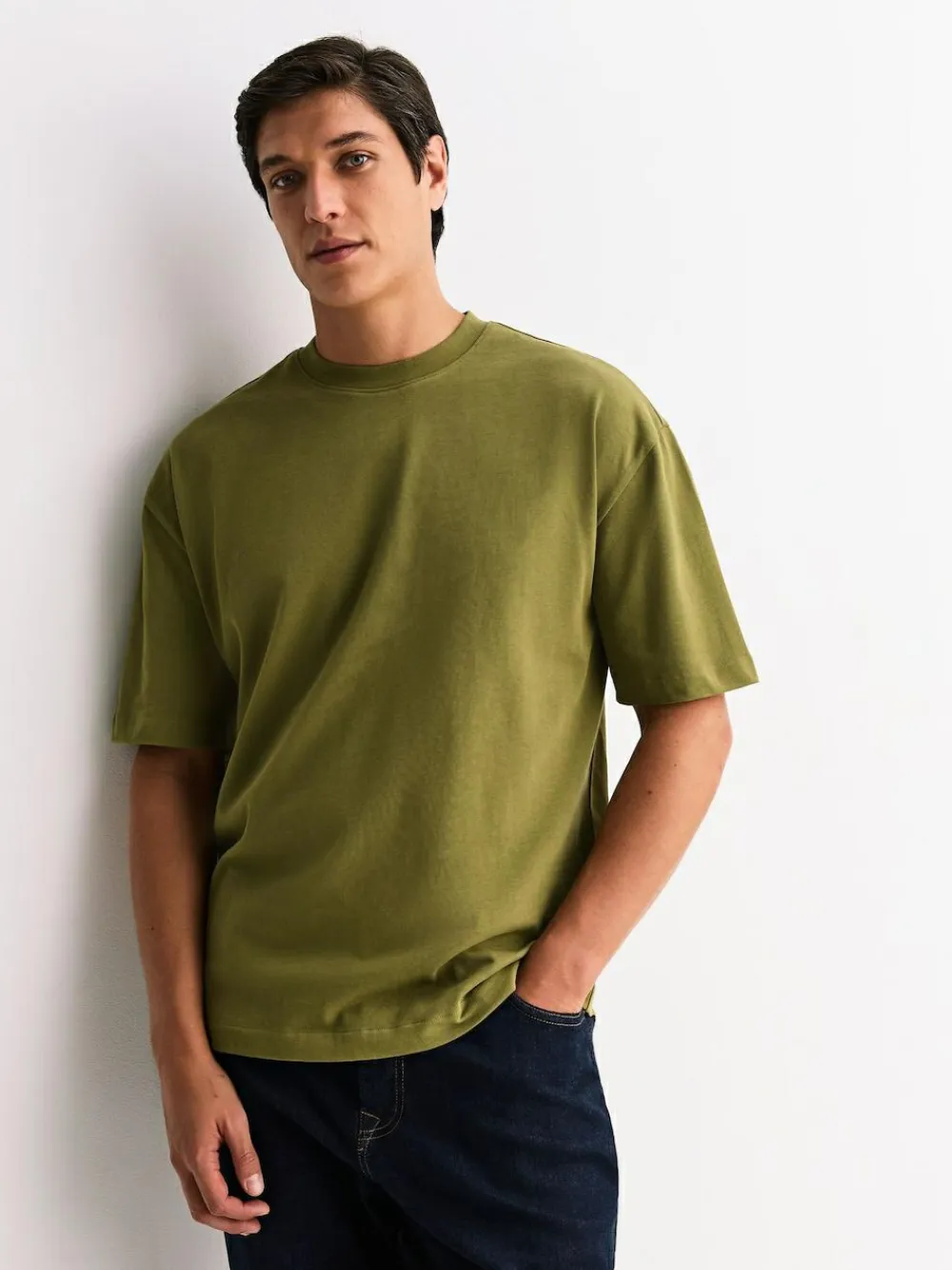 Next Relaxed Fit Heavyweight T-Shirts 5 Pack^ Tops & T-Shirts