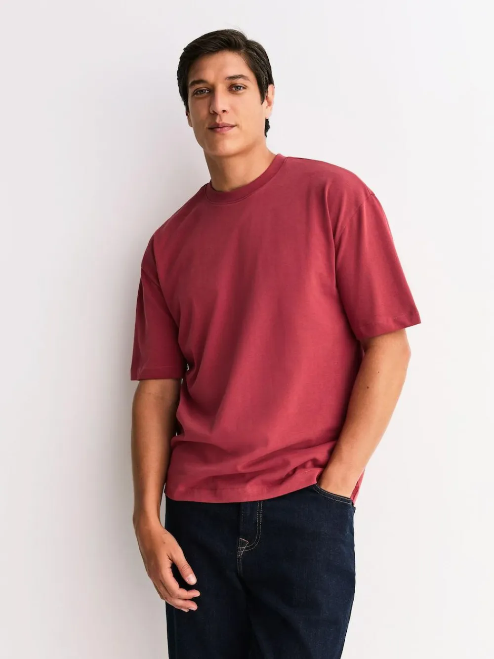Next Relaxed Fit Heavyweight T-Shirts 5 Pack^ Tops & T-Shirts