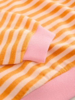 Next Orange/Pink Oversized Cosy Rib Sweatshirt (9mths-16yrs)^ Sweatshirts & Hoodies