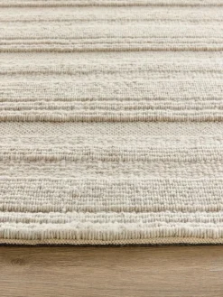 Origin Rugs Cream Chunky Knit Runner