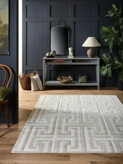 Hot Origin Rugs Greek Key Rug Cream