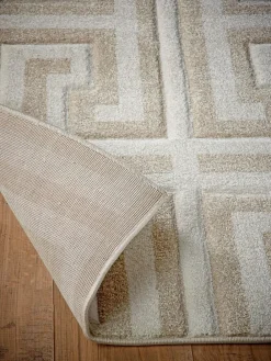 Hot Origin Rugs Greek Key Rug Cream