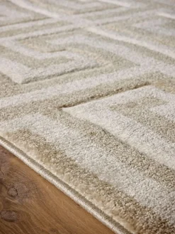 Hot Origin Rugs Greek Key Rug Cream