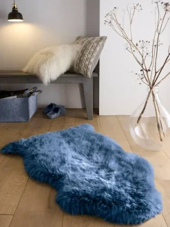 Origin Rugs Navy Sheepskin Rug^ Rugs & Runners
